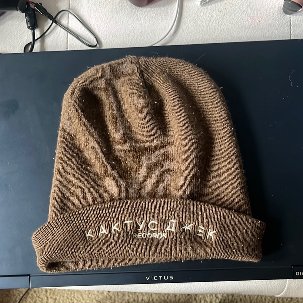Travis Scott Russian beanie,cactus Jack records  (KAKTYC AMEK)